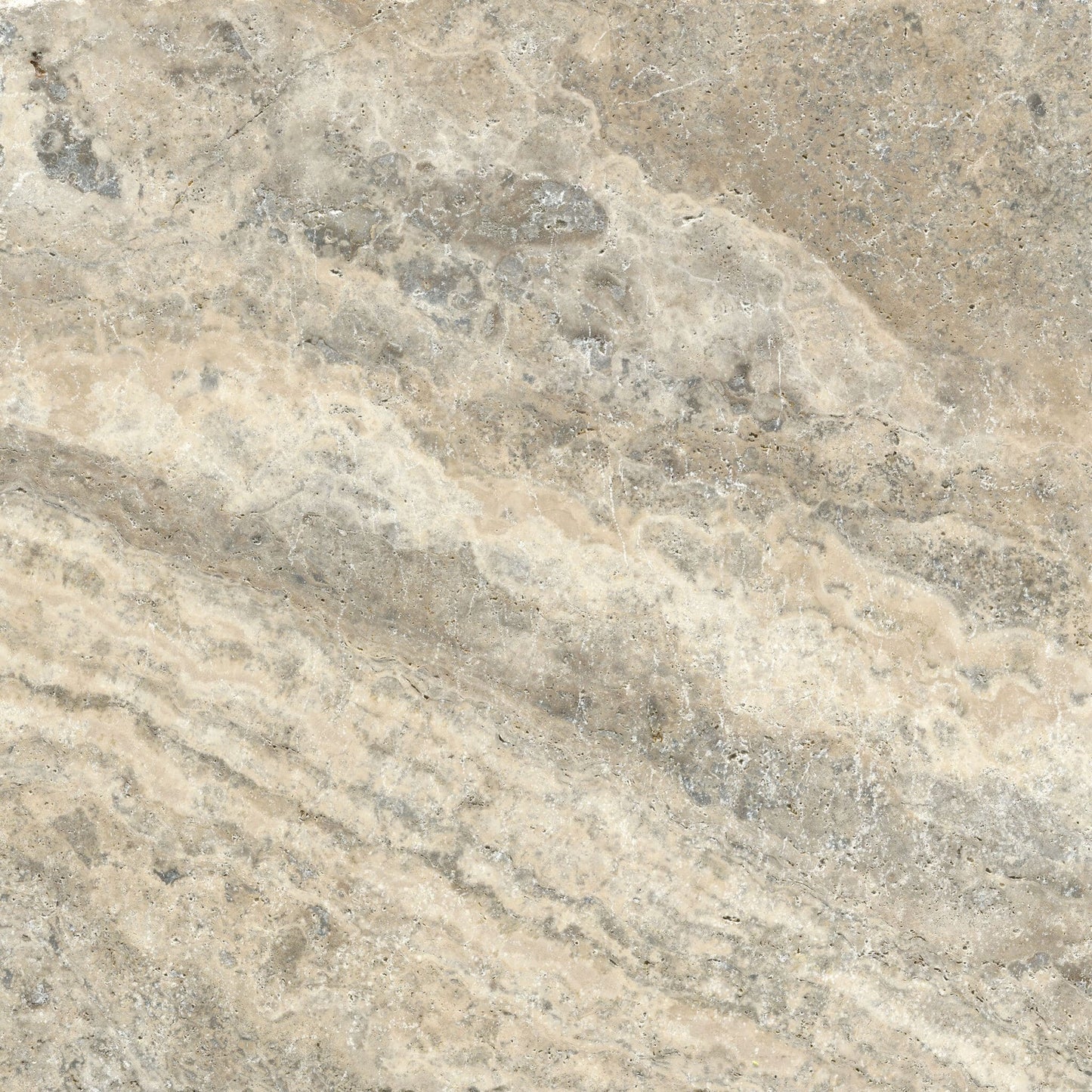 Silver Travertine Porcelain
