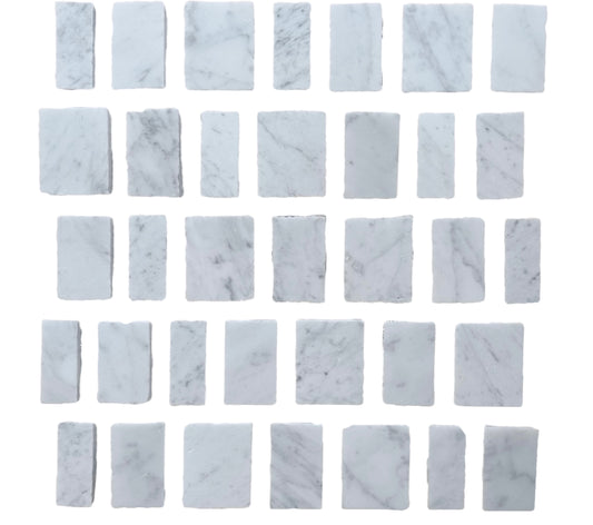 SPLIT EDGE CARRARA HONED 10MM JOINT