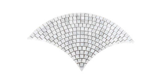 CARRARA FAN HONED CHIP