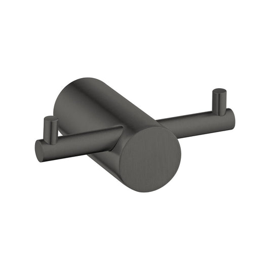 Round Gunmetal Robe Hook