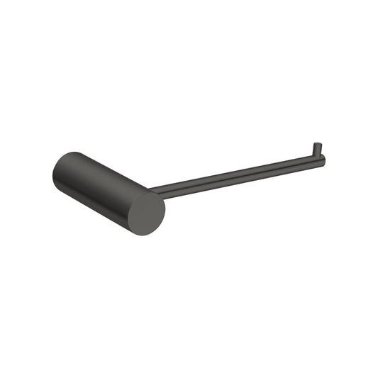 Round Gunmetal Toilet Paper Holder