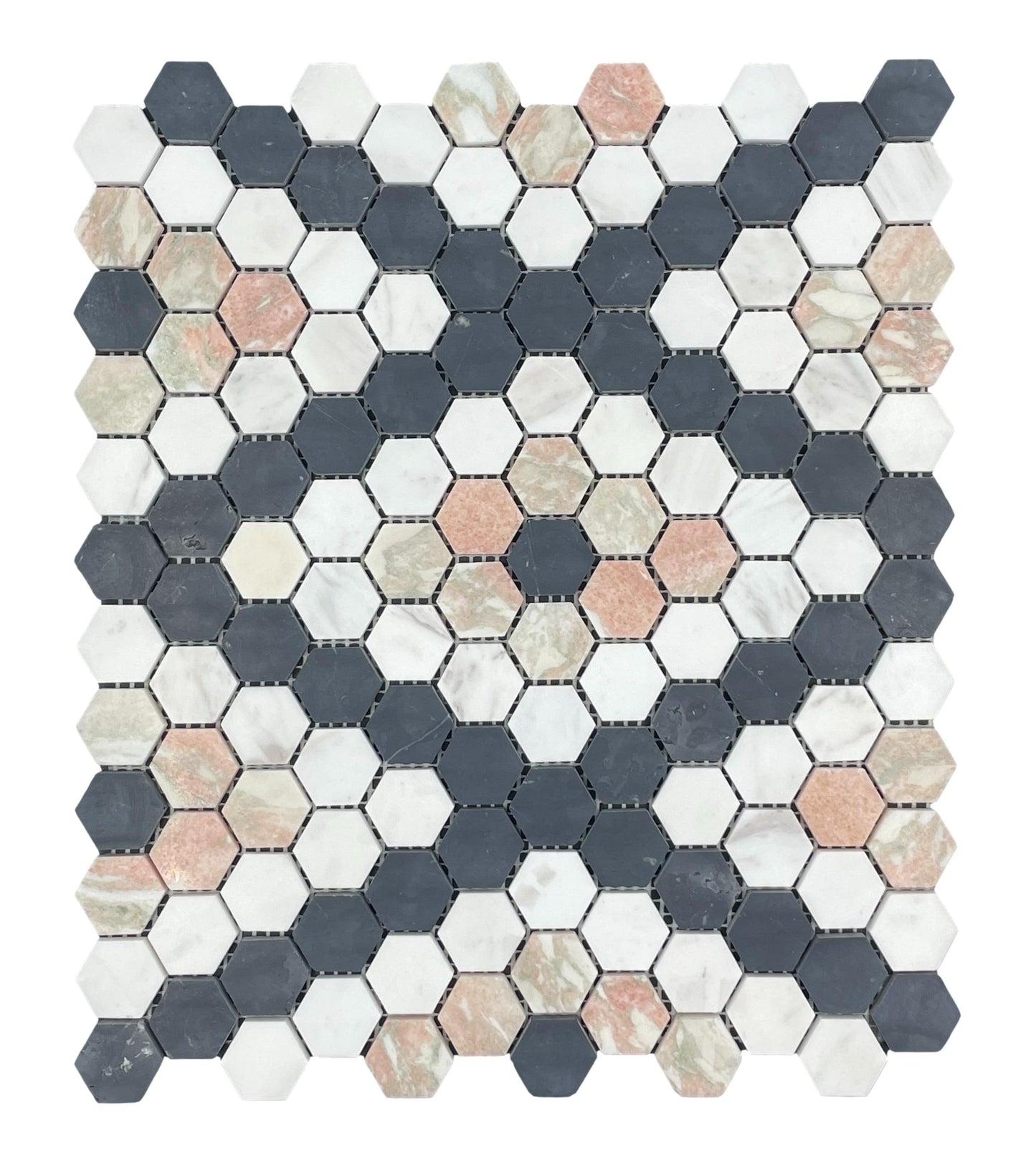 MIX HEXAGON NERO, VOLAKAS, NORVEGIAN RED HONED
