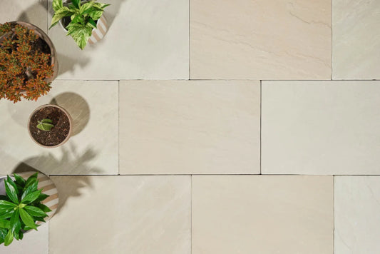 Mint White Sandstone Tumbled