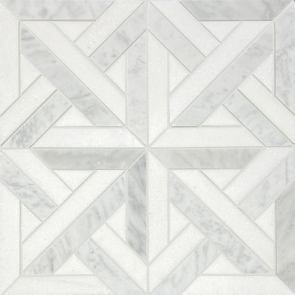 PARQUET CARRARA + THASSOS