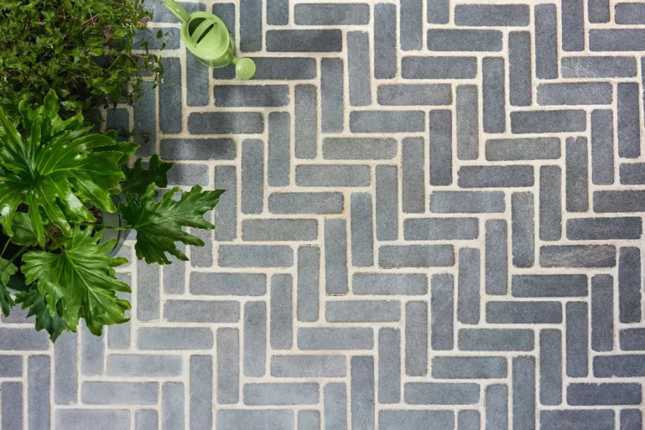 Regent Grey Herringbone