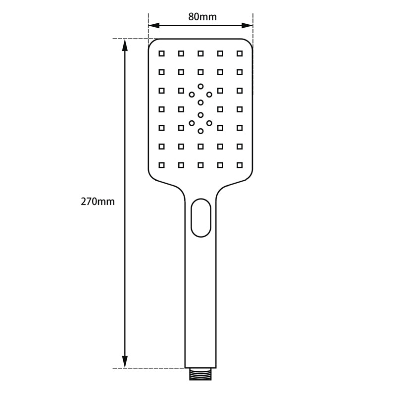Gunmetal 3 Functions Handheld Shower