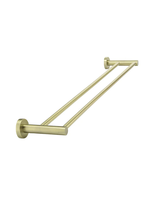 Round Double Towel Rail 600mm