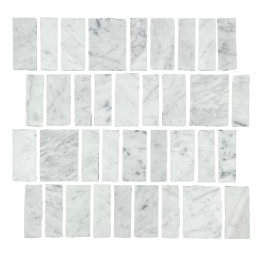 SPLIT EDGE CARRARA HONED 5MM JOINT